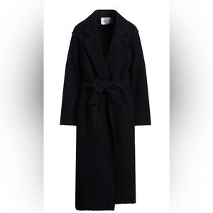 MaxMara Sfilata, Midnight Blue, Long Coat, Size S (INT). 70% Wool 30% Cashmere